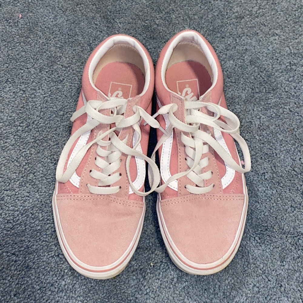 pink old skool vans
